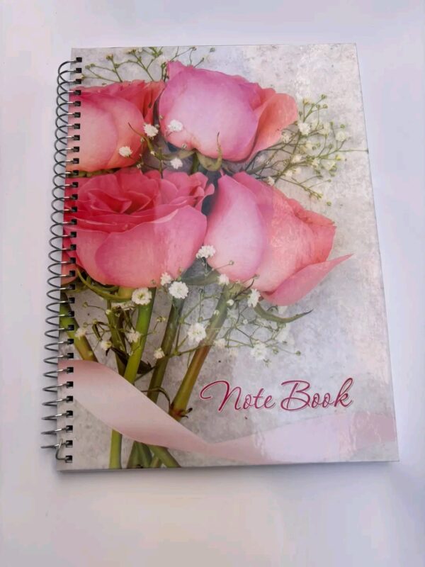 كشكول سلك طويل 100ورقه لوكس