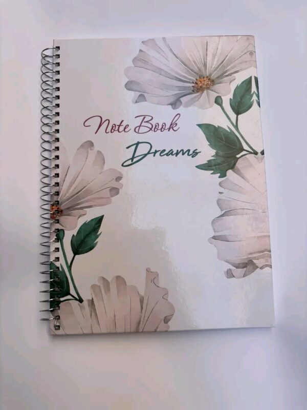 كشكول سلك طويل 100ورقه لوكس