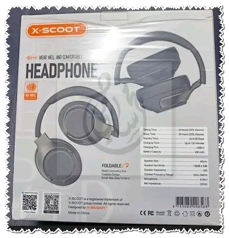 سماعة الرأس اللاسلكية X-SCOOT XS-656 | صوت يعزلك عن العالم 🎧🔥