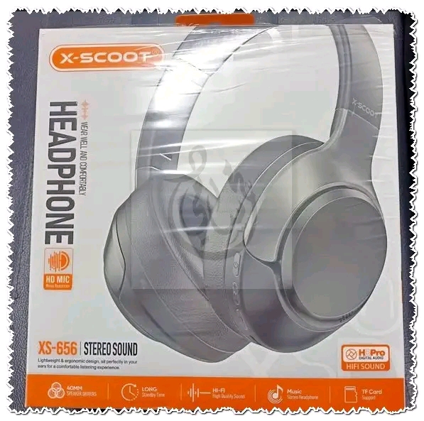 سماعة الرأس اللاسلكية X-SCOOT XS-656 | صوت يعزلك عن العالم 🎧🔥