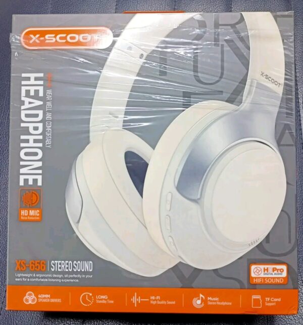 سماعة الرأس اللاسلكية X-SCOOT XS-656 | صوت يعزلك عن العالم 🎧🔥