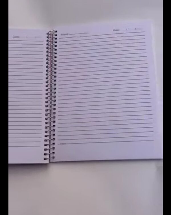 كشكول سلك طويل 100ورقه لوكس